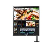 Front view of 28-inch 16:18 DualUp Monitor with Ergo Stand and USB Type-C™ 28MQ780-B