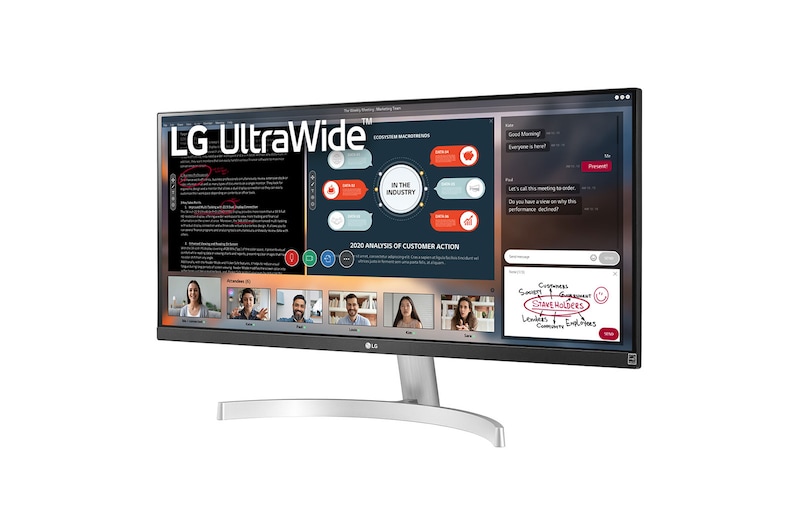 LG 29" UltraWide™ Full HD (2560x1080) HDR IPS Monitor, 29WN600-W