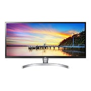 Front view of 34&#34; 21:9 UltraWide® Full HD IPS Monitor with HDR 10 34WK650-W