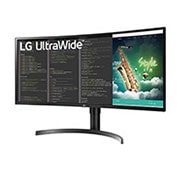 LG 35" UltraWide™ QHD HDR VA Curved Monitor, 35WN75C-B