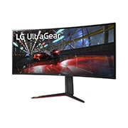 LG 38” UltraGear Curved WQHD+ Nano IPS 1ms 144Hz HDR 600 Monitor with G-SYNC® Compatibility, 38GN950-B