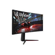LG 38” UltraGear Curved WQHD+ Nano IPS 1ms 144Hz HDR 600 Monitor with G-SYNC® Compatibility, 38GN950-B