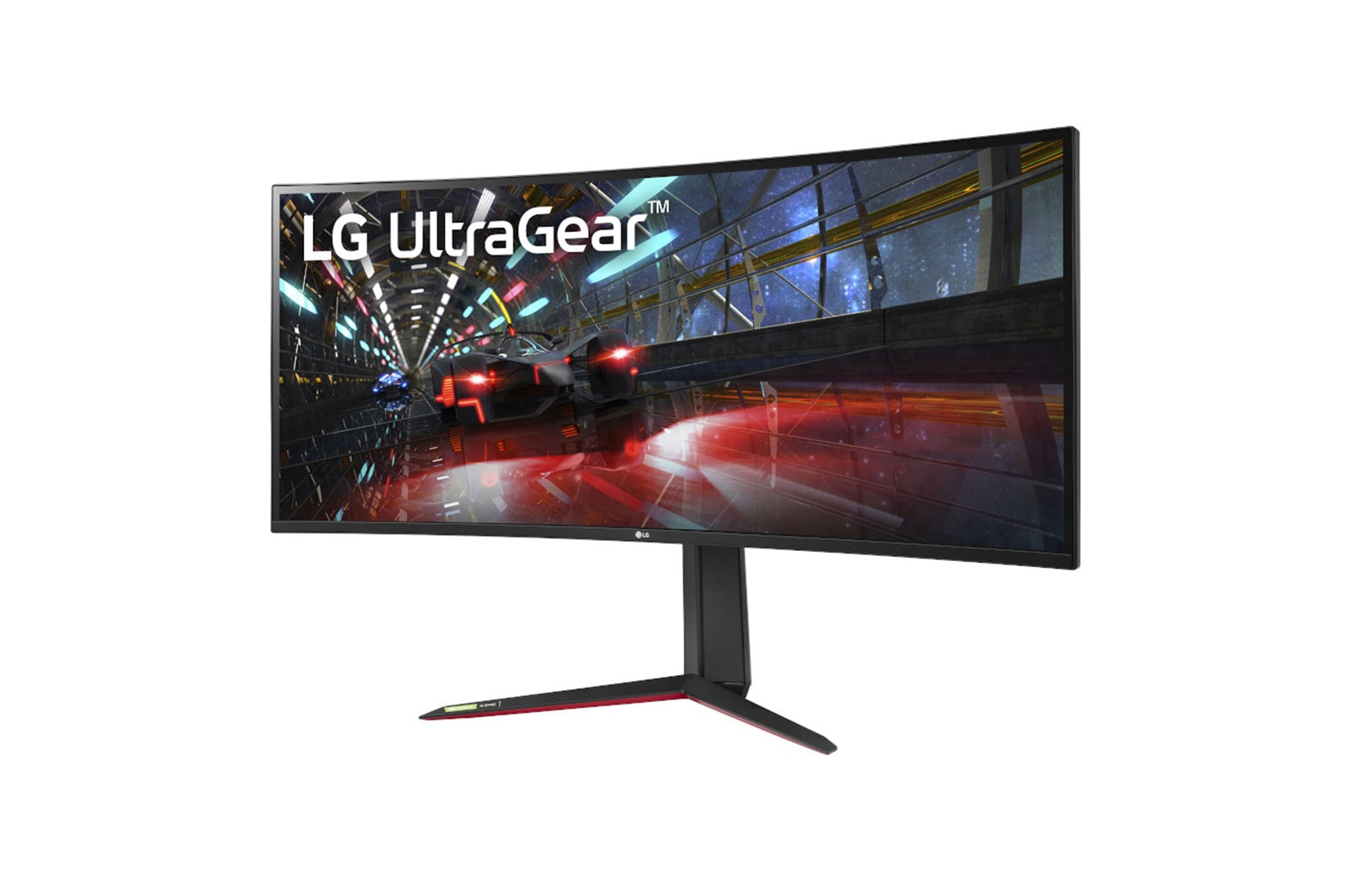 LG 38” UltraGear Curved WQHD+ Nano IPS 1ms 144Hz HDR 600 Monitor with G-SYNC® Compatibility, 38GN950-B