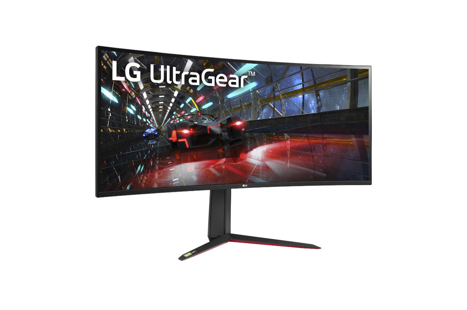 LG 38” UltraGear Curved WQHD+ Nano IPS 1ms 144Hz HDR 600 Monitor with G-SYNC® Compatibility, 38GN950-B
