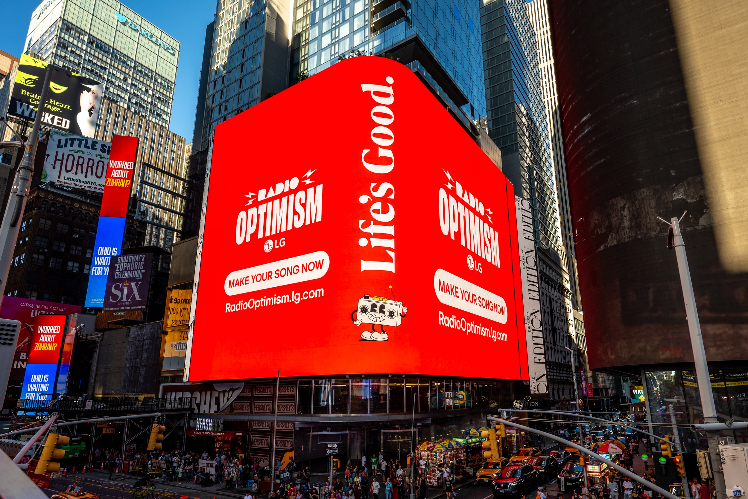 LG Radio Optimism campaign