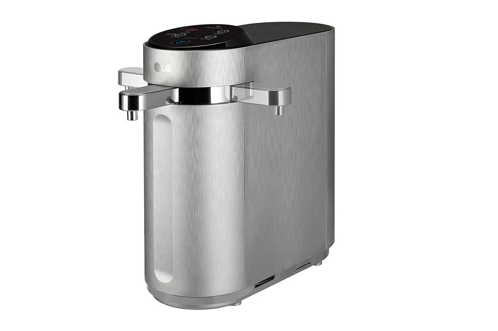 LG PuriCare™ Tankless Water Purifier with 3-stage filtration & Tankless Hot & Ambient Water, Silver, WD210AN