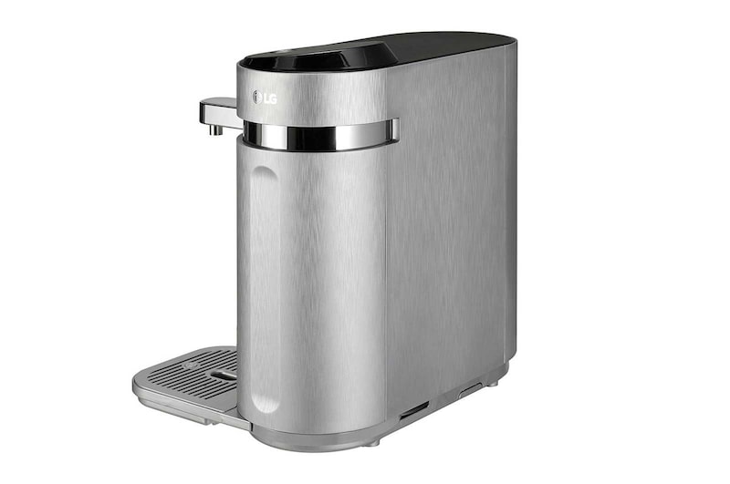 LG PuriCare™ Tankless Water Purifier with 3-stage filtration & Tankless Hot & Ambient Water, Silver, WD210AN