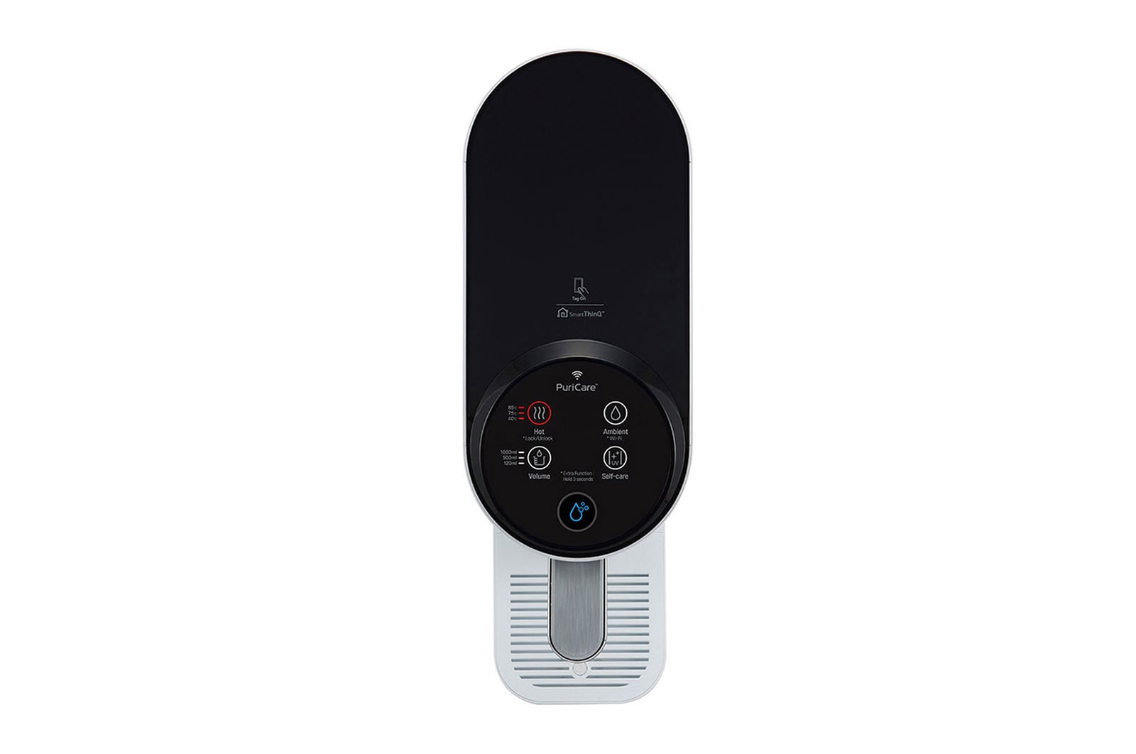 Tankless LG PuriCare Water Purifier with 3 stage filtration Tankless Hot Ambient Water White WD210AN LG MY