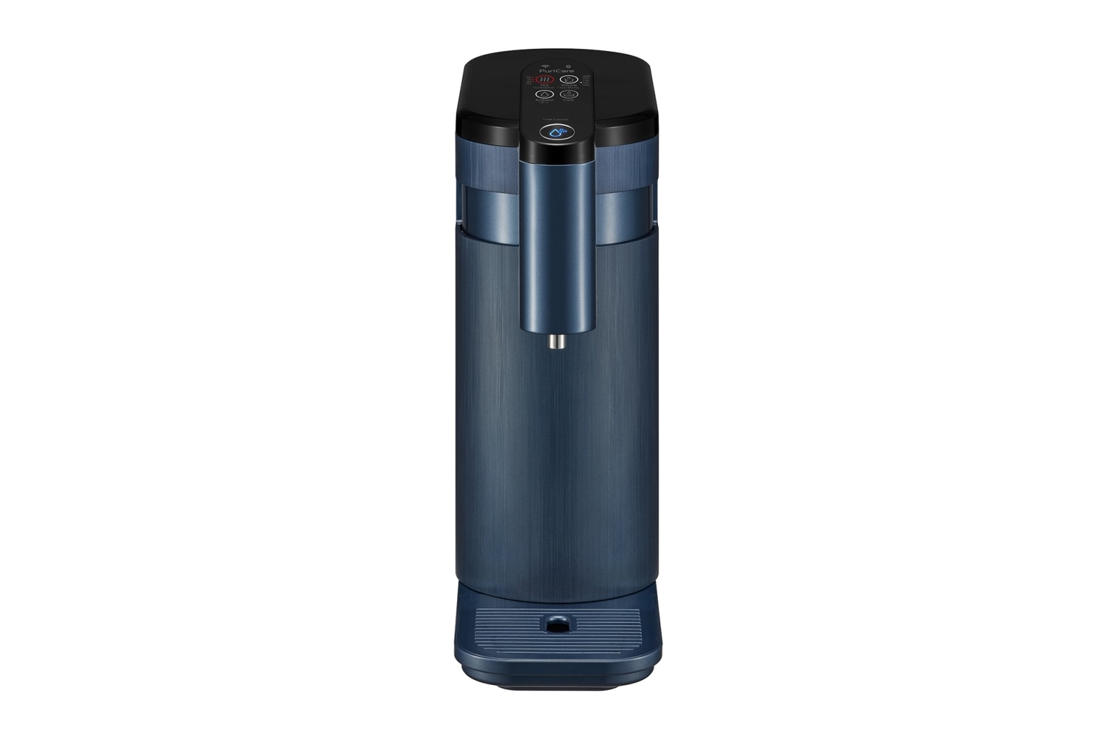 Front view of LG PuriCare™ Self-Service Tankless Water Purifier with 4-Stage Filtration Hot/ Ambient., Calming Navy WD216AN