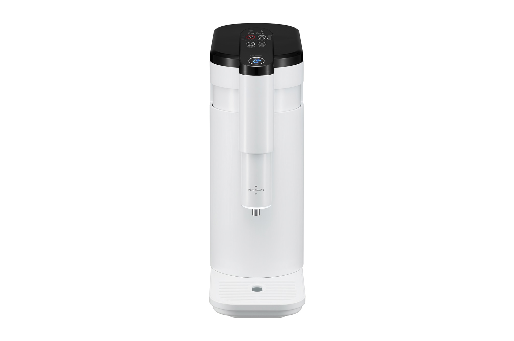 Front view of LG PuriCare™ Self-Service Tankless Water Purifier with 4-Stage Filtration Hot/ Ambient., White WD216AN