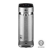 Front view of Tankless LG PuriCare™ Water Purifier with 3-stage filtration &amp; Tankless Hot / Cold / Ambient water, Silver WD512AN