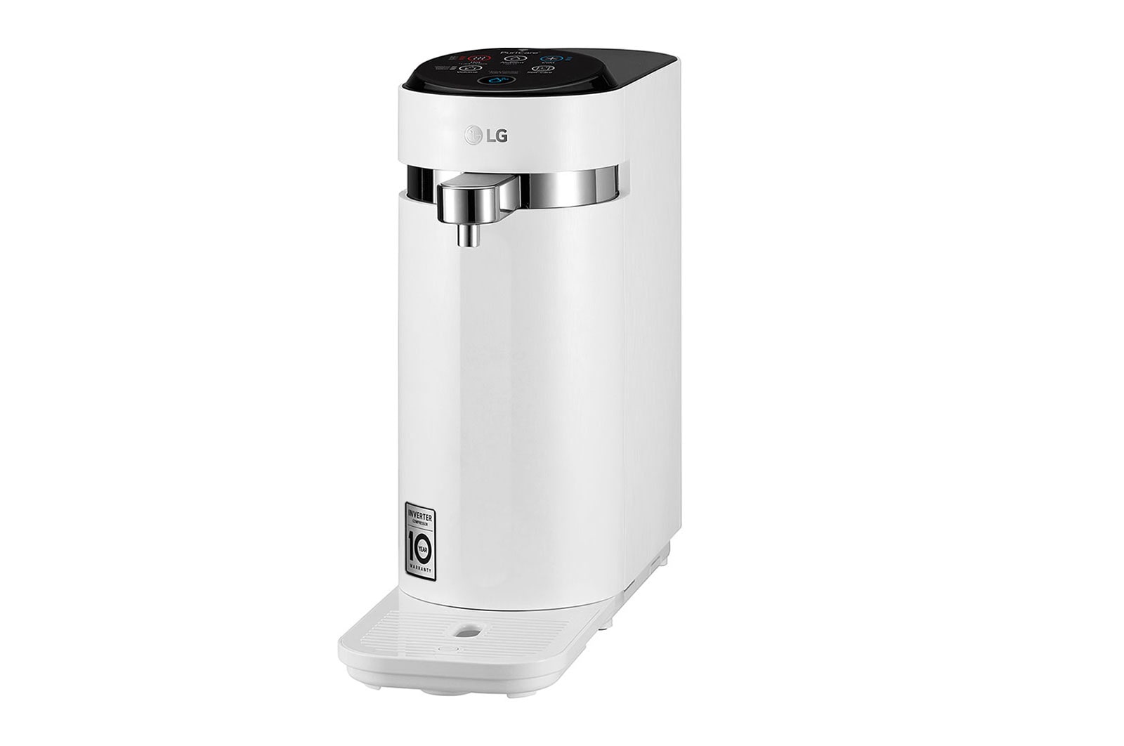 LG Tankless LG PuriCare™ Water Purifier with 3-stage filtration & Tankless Hot / Cold / Ambient water, White, WD512AN