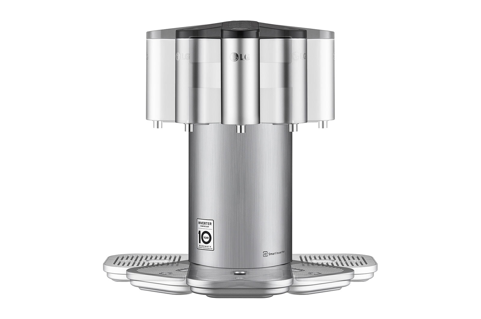 LG Tankless LG PuriCare™ Water Purifier with 3-stage filtration & Tankless Hot / Cold / Ambient water, Silver, WD515AN