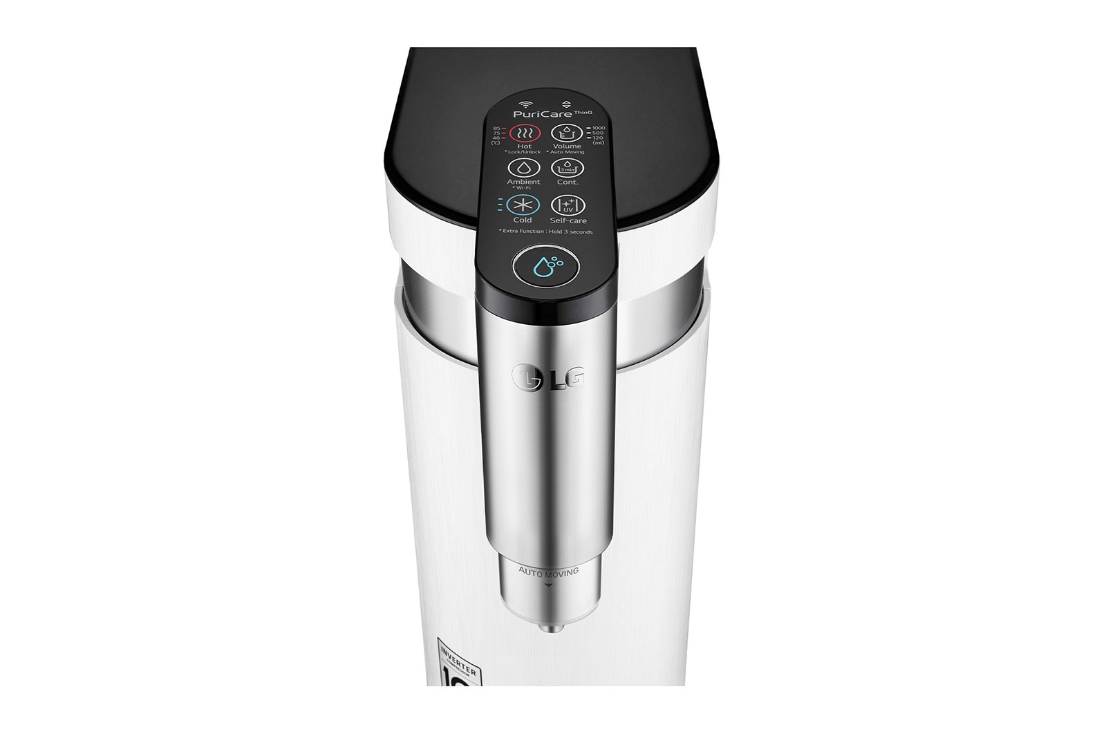 LG Tankless LG PuriCare™ Water Purifier with 3-stage filtration & Tankless Hot / Cold / Ambient, White , WD515AN