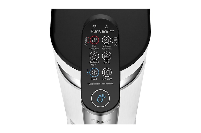 LG Tankless LG PuriCare™ Water Purifier with 3-stage filtration & Tankless Hot / Cold / Ambient, White , WD515AN