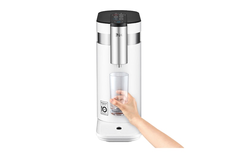LG Tankless LG PuriCare™ Water Purifier with 3-stage filtration & Tankless Hot / Cold / Ambient, White , WD515AN