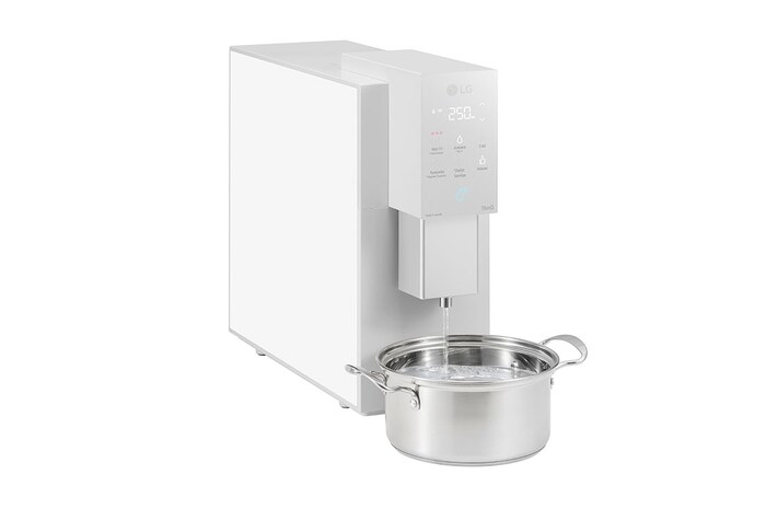 LG PuriCare Objet Collection Water Purifier, Calming Cream Grey, WD518AN.ACGRLML