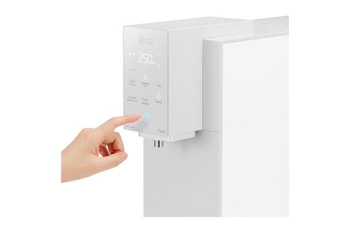 LG PuriCare Objet Collection Water Purifier, Calming Cream Grey, WD518AN.ACGRLML