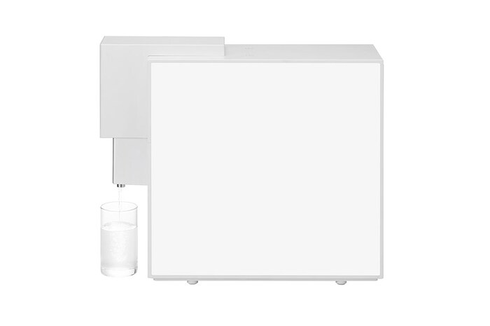 LG PuriCare Objet Collection Water Purifier, Calming Cream Grey, WD518AN.ACGRLML