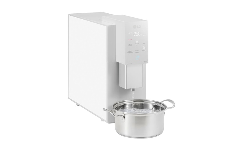 LG PuriCare Objet Collection Water Purifier, Calming Cream Grey, WD518AN.ACGRLML