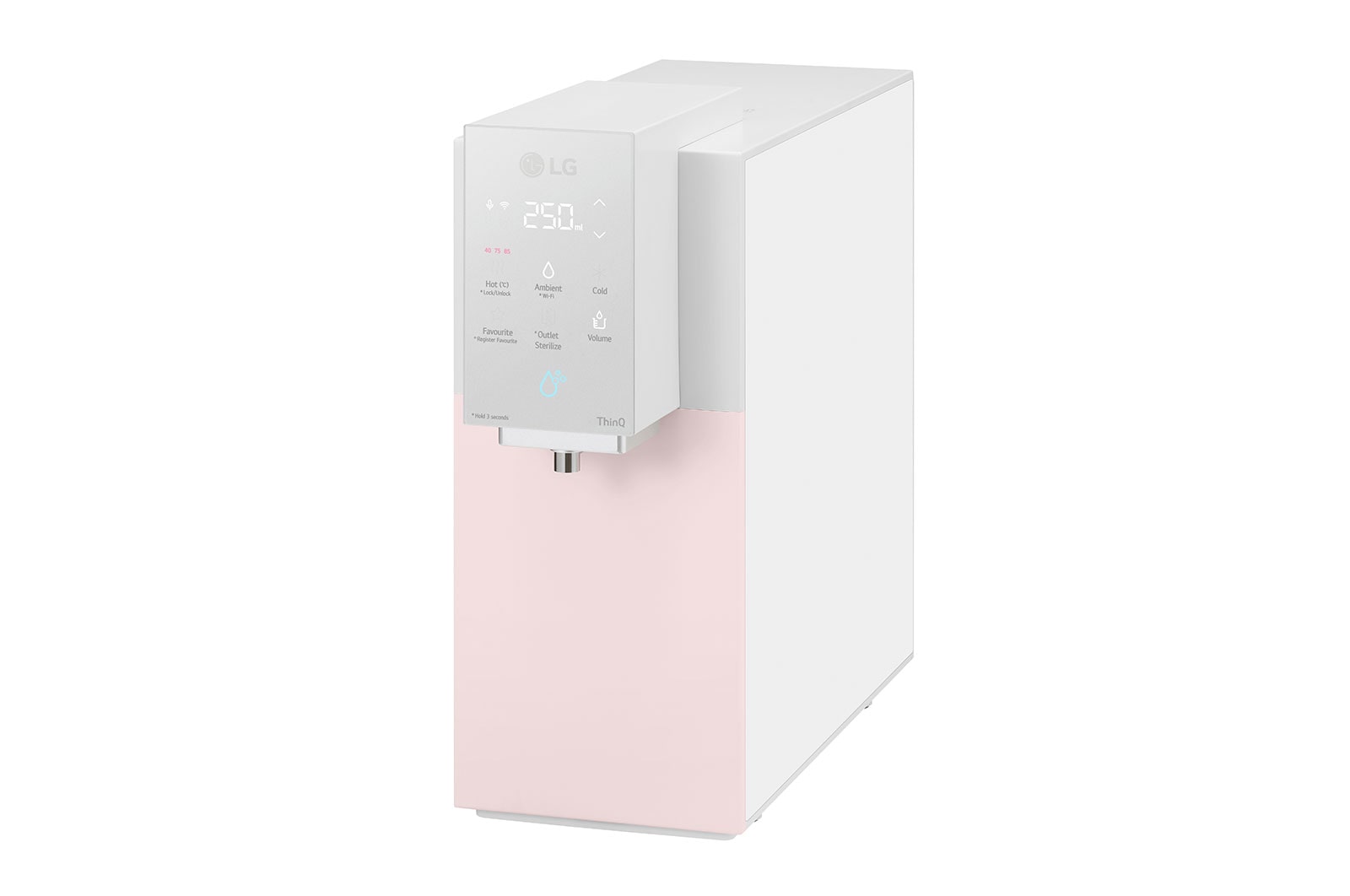 LG PuriCare Objet Collection Water Purifier, Calming Cream Grey, WD518AN.ACGRLML