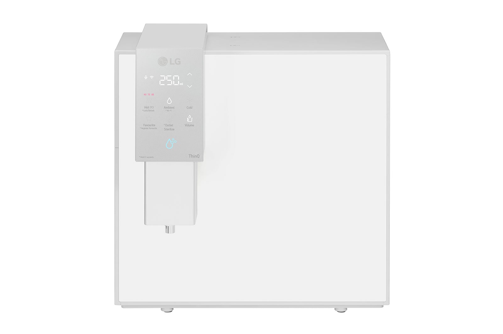 LG PuriCare Objet Collection Water Purifier, Calming Cream Grey, WD518AN.ACGRLML