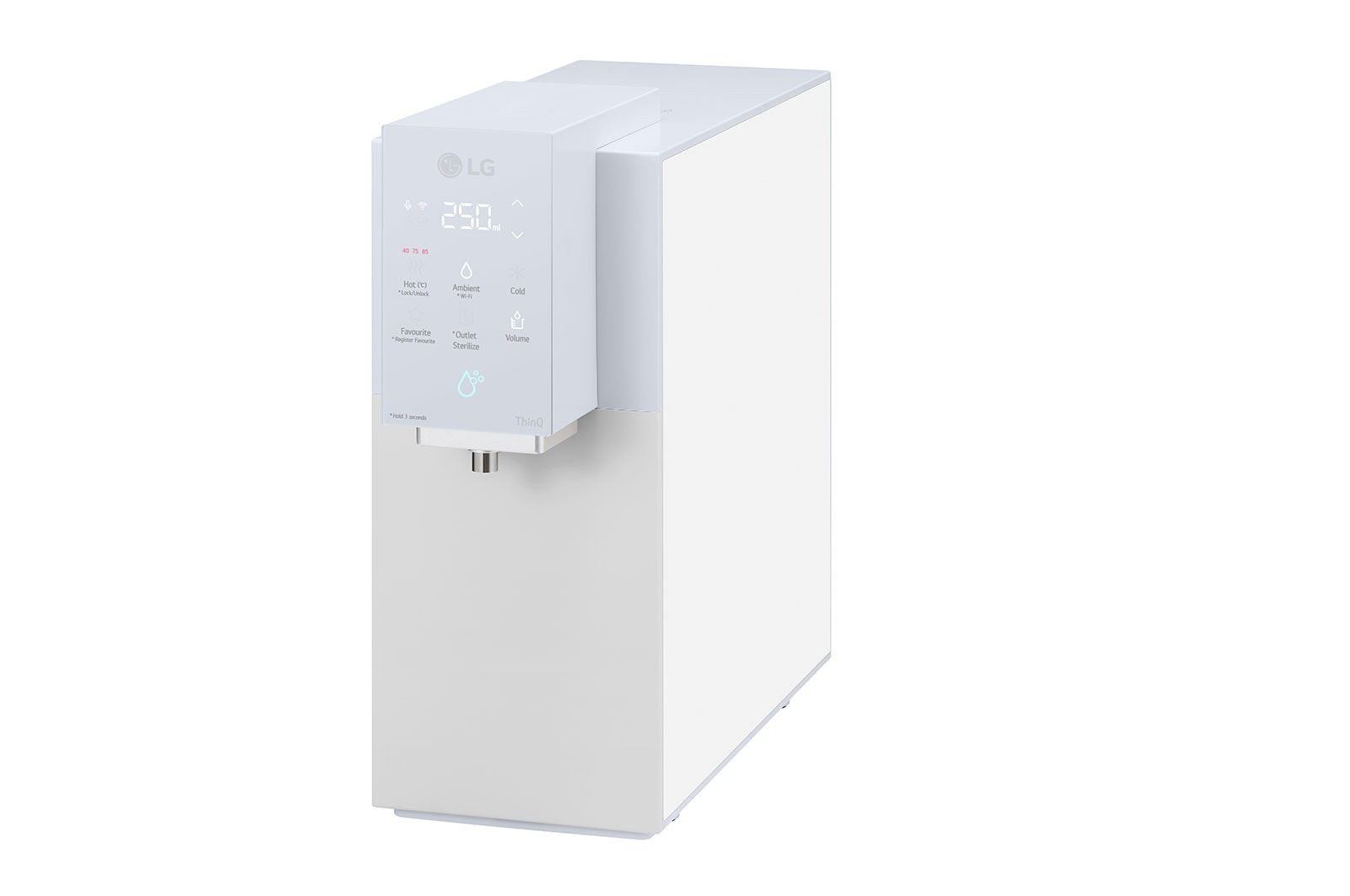 LG PuriCare Objet Collection Water Purifier, Calming Cream Sky, WD518AN.ALBRLML