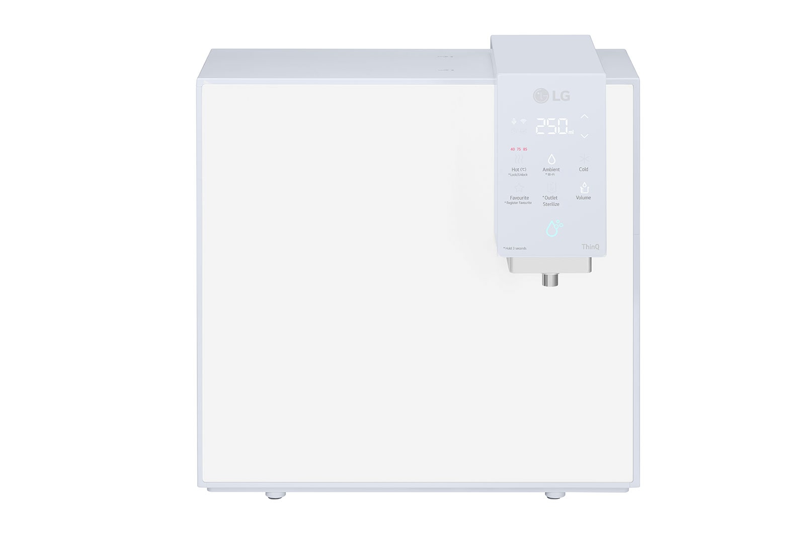 LG PuriCare Objet Collection Water Purifier, Calming Cream Sky, WD518AN.ALBRLML