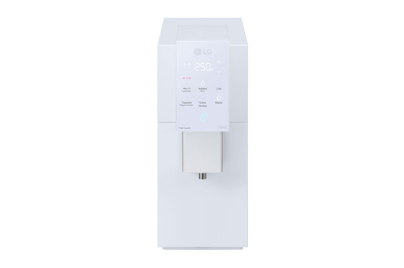 LG PuriCare Objet Collection Water Purifier, Calming Cream Sky, WD518AN.ALBRLML