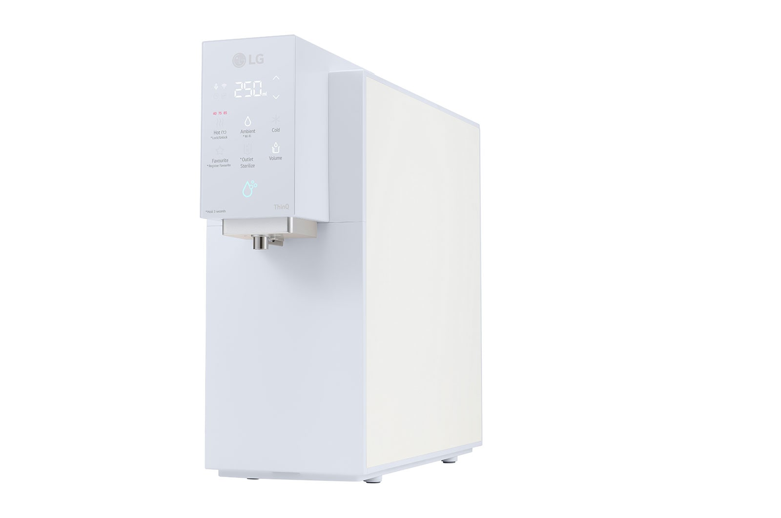 LG PuriCare Objet Collection Water Purifier, Calming Cream Sky, WD518AN.ALBRLML