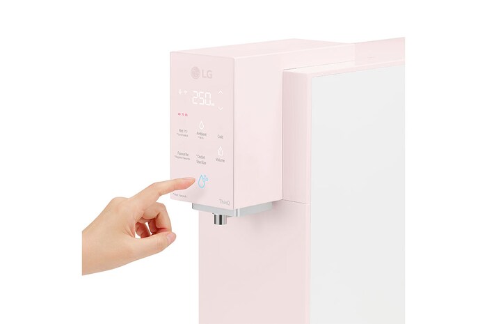 LG PuriCare Objet Collection Water Purifier, Calming Pink, WD518AN.APKRLML