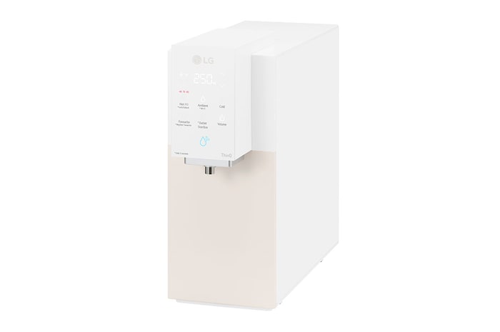 LG PuriCare Objet Collection Water Purifier, Calming Cream White, WD518AN.AWHRLML