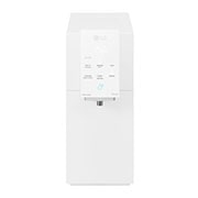 Front view of LG PuriCare Objet Collection Water Purifier, Calming Cream White WD518AN.AWHRLML