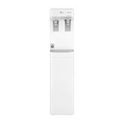 Front view of Slim Stand LG PuriCare™ Water Purifier with Tankless Cold Water &amp; Big Hot Water Capacity, White WS410GN