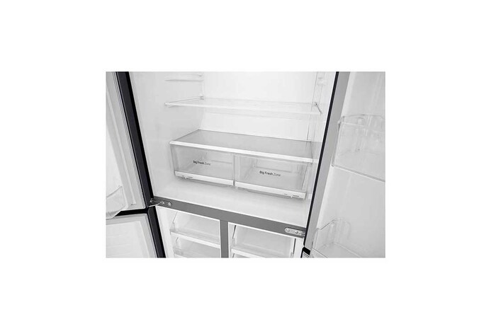 LG 464L Slim French Door Fridge in Matte Black Finish, GC-B22FTQVB