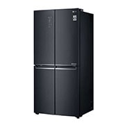 LG 594L Slim French Door Fridge in Matte Black Finish , GC-B22FTQPL