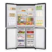 LG 464L Slim French Door Fridge in Matte Black Finish, GC-B22FTQVB