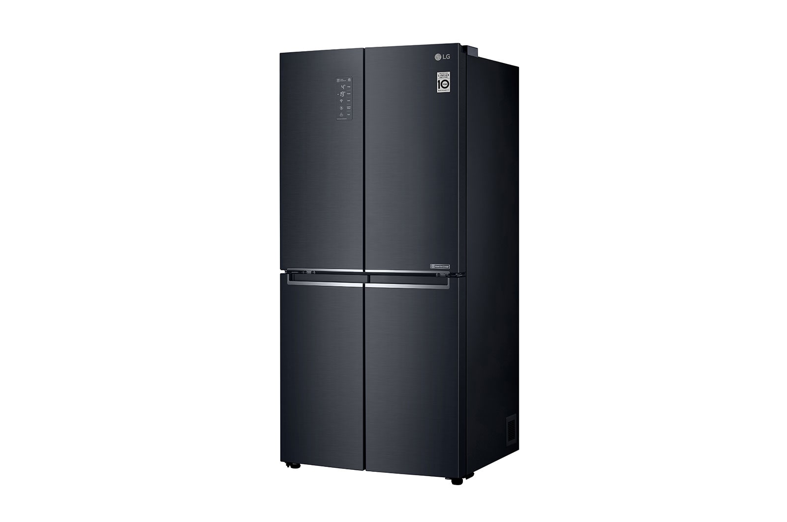 LG 594L Slim French Door Fridge in Matte Black Finish , GC-B22FTQPL