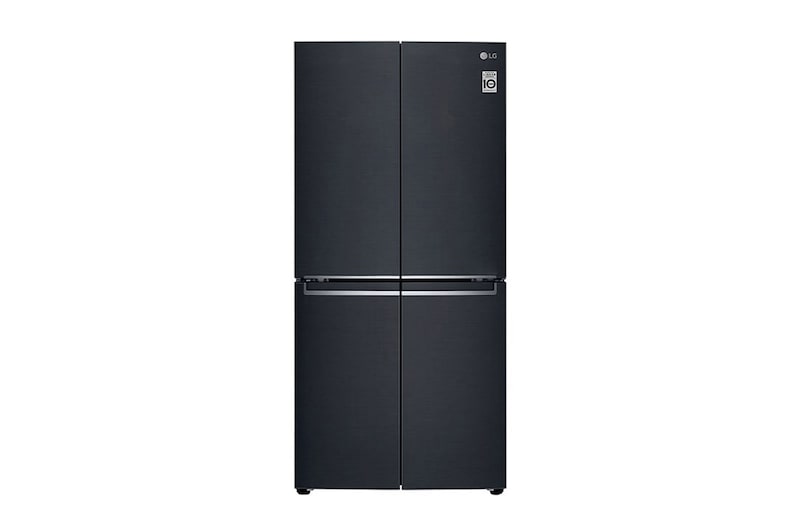 LG 464L Slim French Door Fridge in Matte Black Finish, GC-B22FTQVB