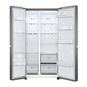 LG 694L, Side-by-Side Fridge in Dark Graphite Finish, GC-B257JQYL