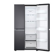 LG [RENTAL] 694L Side-by-Side Fridge in Matte Black Finish, GC-B257SQVL