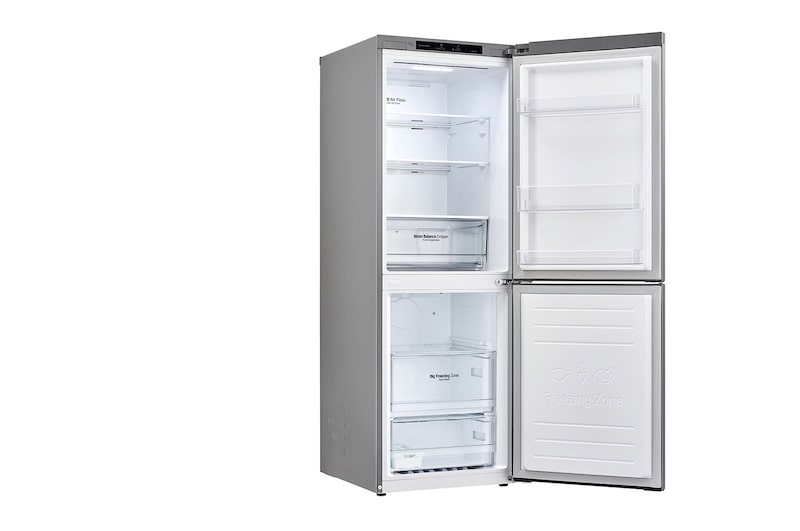 LG 335L Bottom Freezer Fridge in Silver Finish, GC-B369NLRM