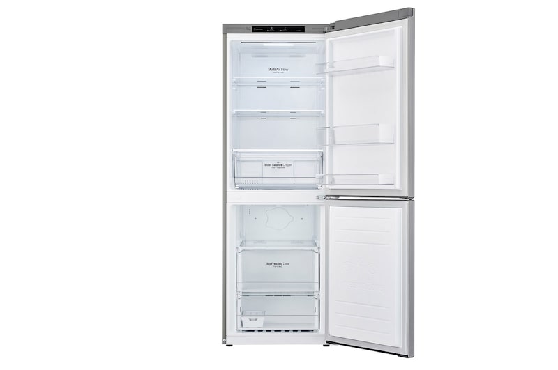 LG 335L Bottom Freezer Fridge in Silver Finish, GC-B369NLRM