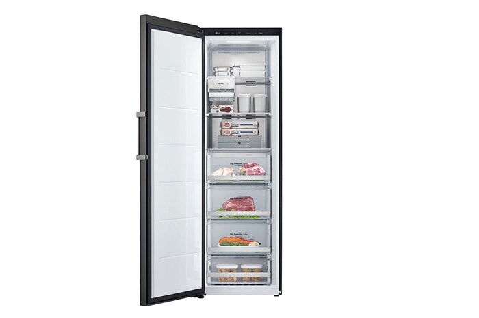 LG 321L Single Door Freezer in Beige Finish, GC-B414FGQF