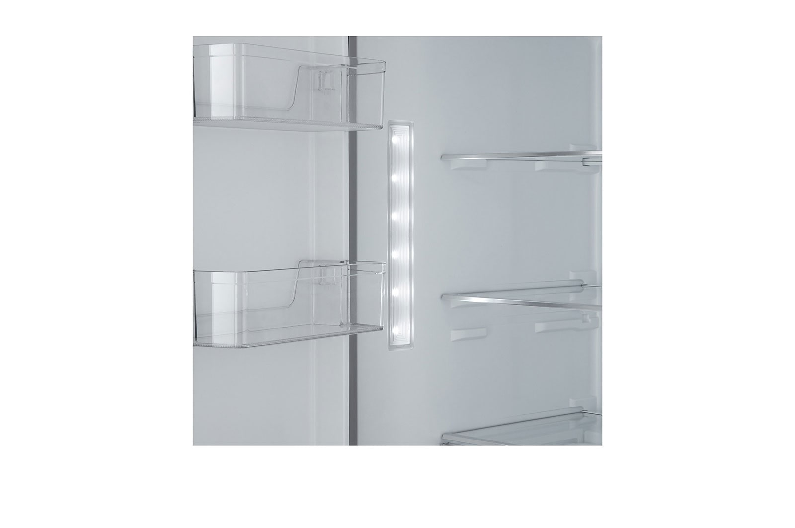 LG 470L Multi Door Fridge in Essence Black Steel, GC-B47FFQAB