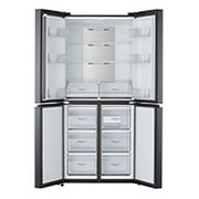 LG 470L Multi Door Fridge in Essence Black Steel, GC-B47FFQAB