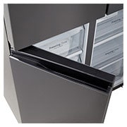 LG 470L Multi Door Fridge in Essence Black Steel, GC-B47FFQAB