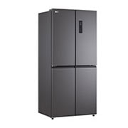 LG 470L Multi Door Fridge in Essence Black Steel, GC-B47FFQAB