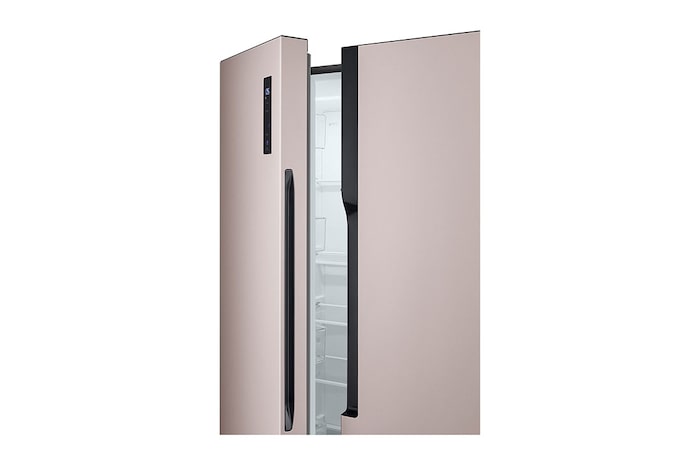 LG 508L Side-by-Side Fridge in Gold Finish, GC-B507PGAM