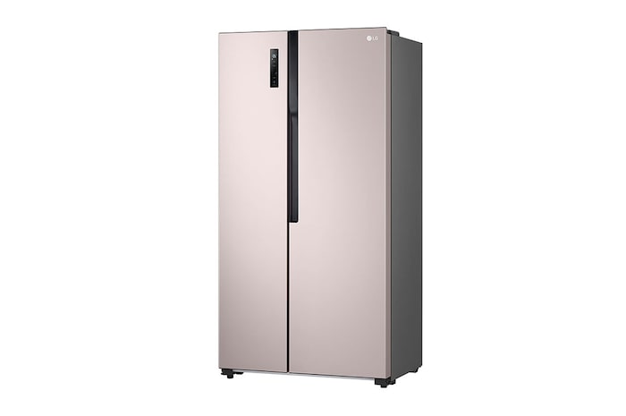 LG 508L Side-by-Side Fridge in Gold Finish, GC-B507PGAM